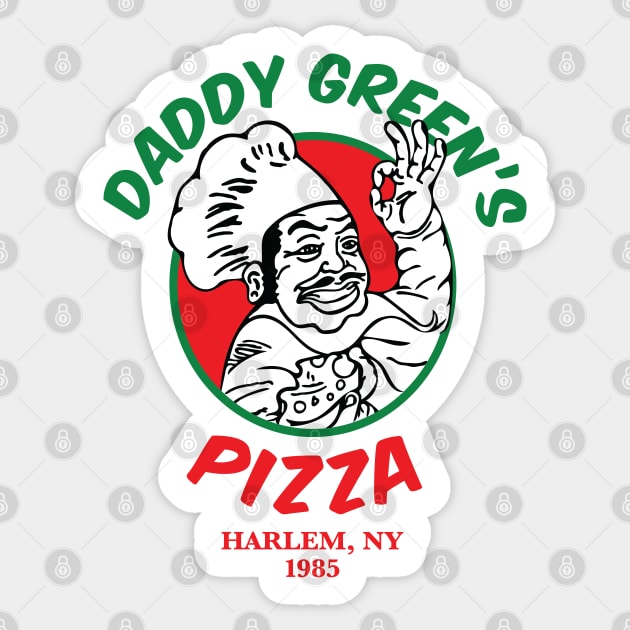 Daddy Green's Pizza Sticker by triggerleo